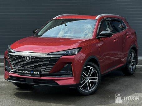Changan, CS55 Plus, 1500, 181, бензин, внедорожник, робот, передний привод, среднее состояние, левый, красный, 2 160 000 ₽